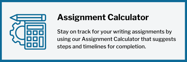 writing assignment calculator